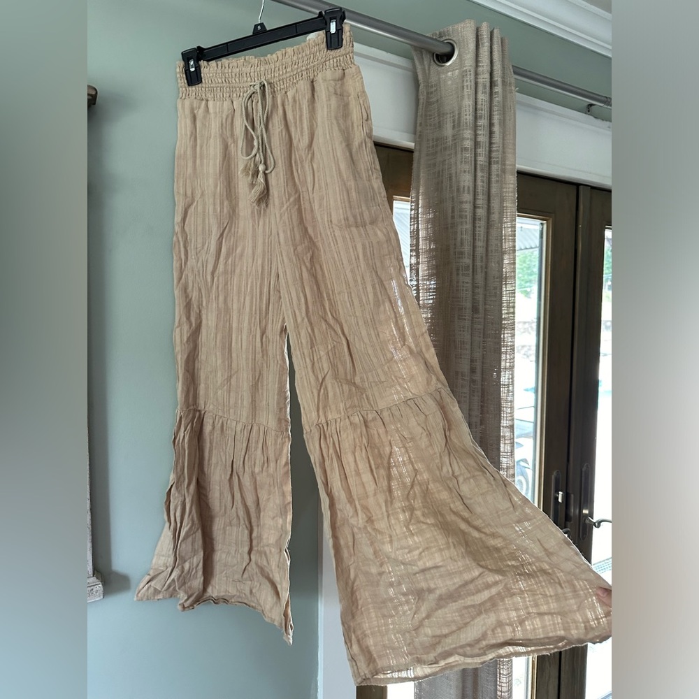 NWOT Promesa Wide-leg adjustable waistband pants